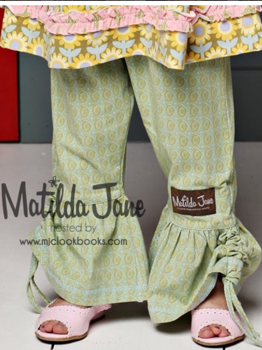 Matilda Jane • Serendipity Lime Crush Big Ruffles Kids Pants - 4